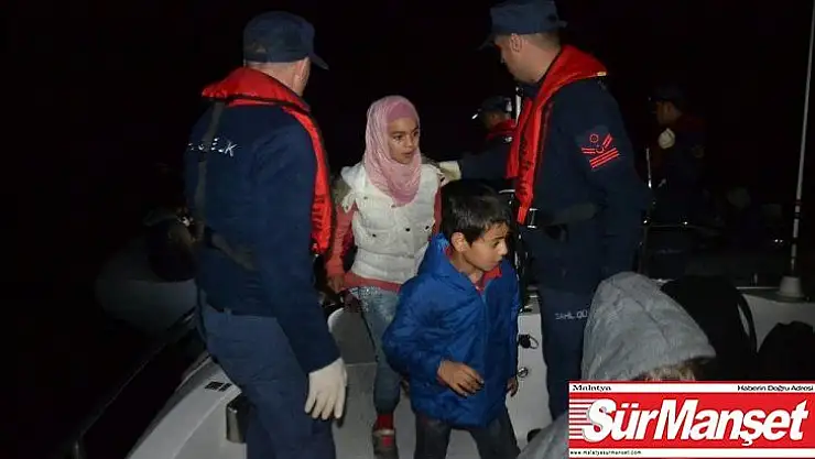 95 düzensiz göçmen Sahil Güvenlik uçağı sayesinde yakalandı