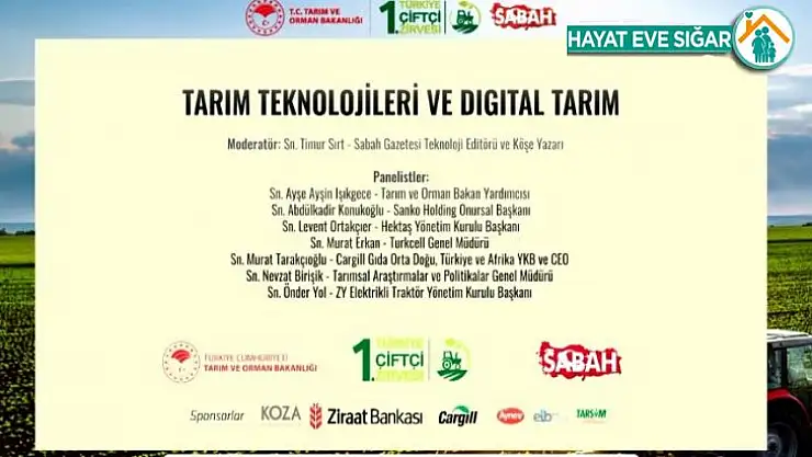 1. Türkiye çiftçi zirvesi