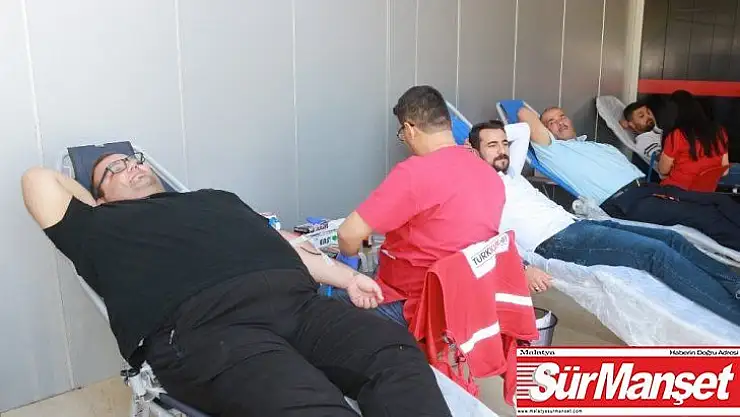 112'de kan bağış kampanyası