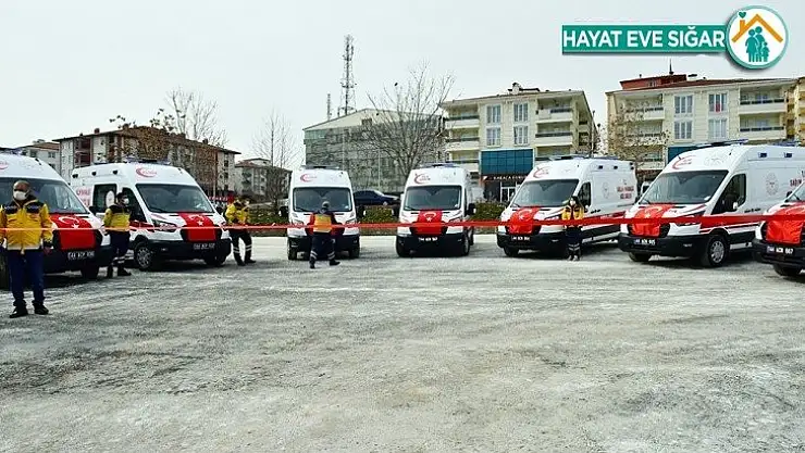 112'ye 9 ambulans takviyesi