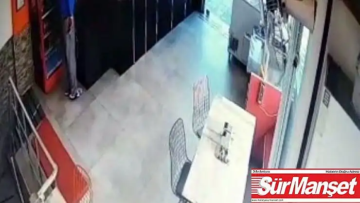 15 saniyede kasayı soyan hırsız kameraya yakalandı