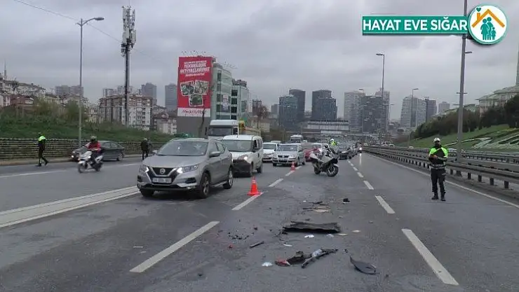 15 Temmuz Şehitler Köprüsü Edirne istikametinde trafik kazası: 3 yaralı