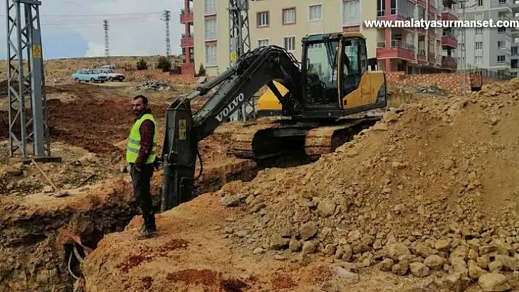 15 Temmuz Şehitler Mahallesinde alt yapı çalışması