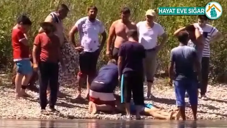 17 yaşında genç serinlemek için girdiği ırmakta boğuldu
