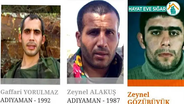 2 milyon TL ödülle aranan teröristler öldürüldü