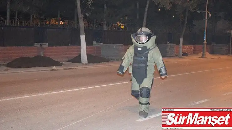 2. Ordu Komutanlığı önünde şüpheli valiz alarmı