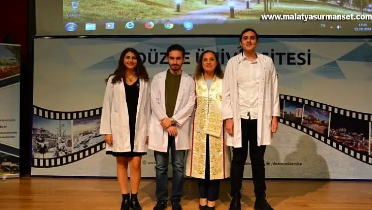 200 doktor adayı önlük giyecek