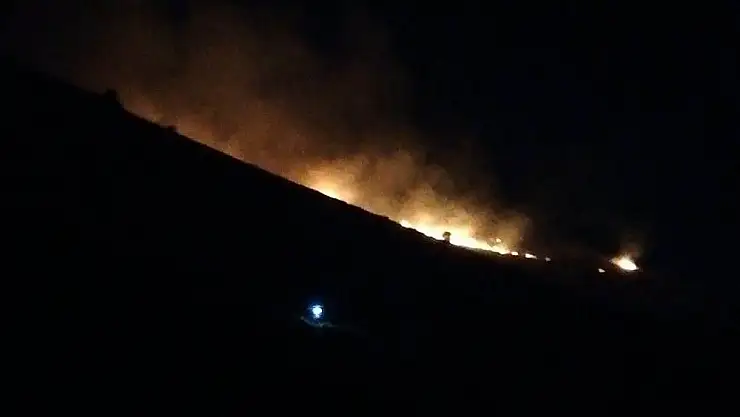 Malatya'da korkutan yangın
