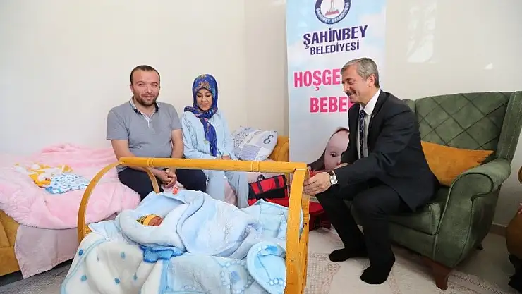 Şahinbey'den 110 bininci bebeğe 'hoş geldin' sürprizi