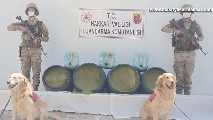 318 kilo esrar ele geçirildi