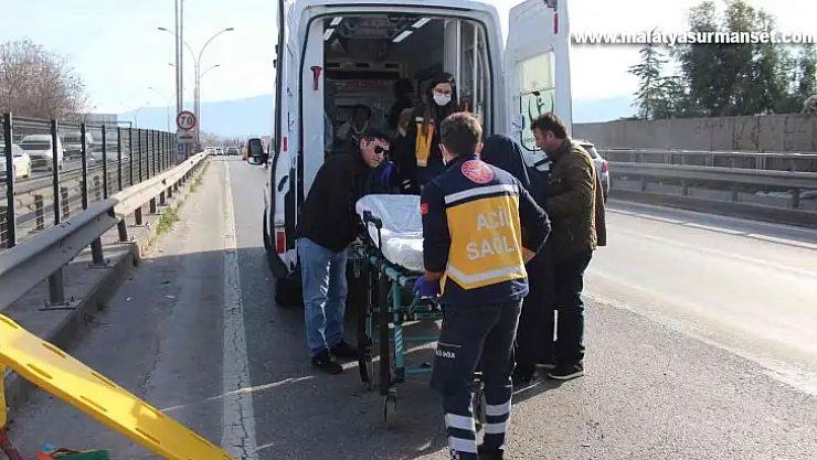 4 aracın karıştığı zincirleme kazada 2 yaralı