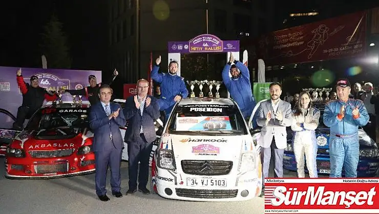 46'ncı Hitit Rallisi'nin kupaları sahiplerini buldu