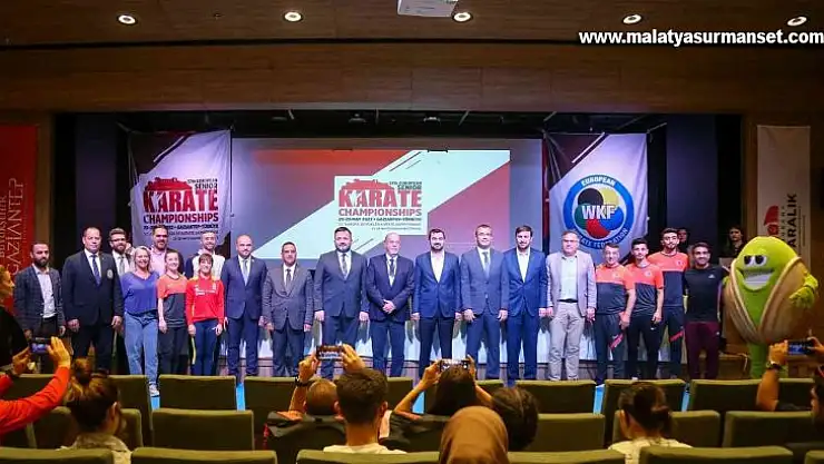 57. Avrupa Büyükler Karate Şampiyonası Gaziantep'te başlıyor