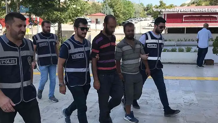 66 suç kaydı bulunan 2 şüpheli tutuklandı
