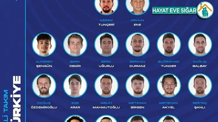 A Milli Takım'ın aday kadrosu belli oldu