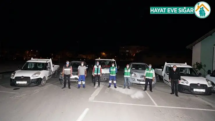 Adıyaman Belediyesi'nden haşereyle mücadele