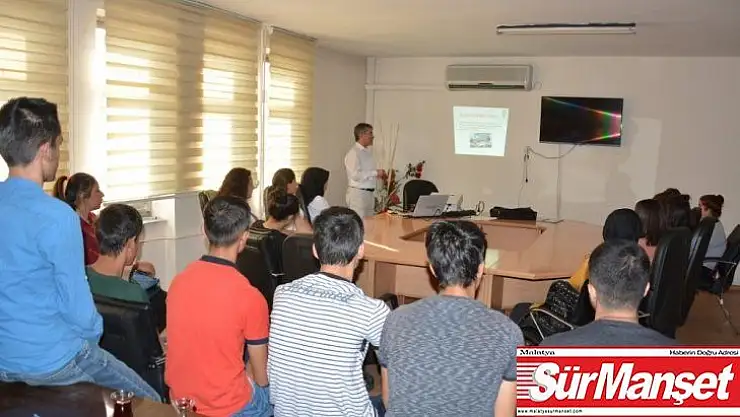 Adıyaman Belediyesi'nden stajyer öğrencilere iş güvenliği eğitimi