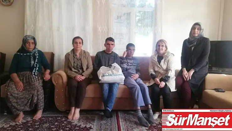 Adıyaman Belediyesinden, engelli kardeşlere moral ziyareti