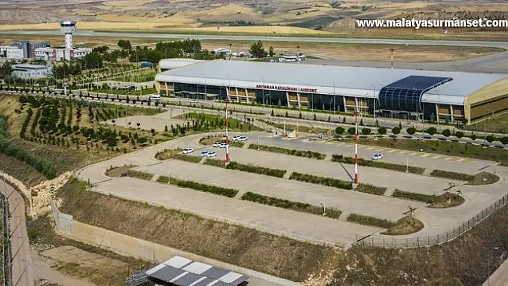 Adıyaman'da bin 341 uçak trafiği yaşandı