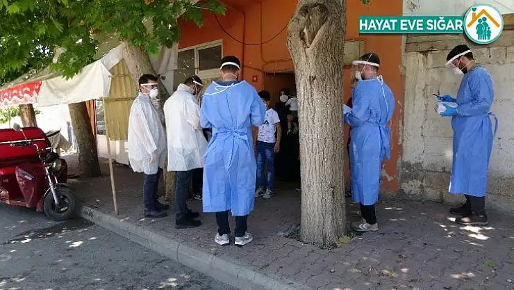 Adıyaman'da binalar ve sokaklar karantina altına alındı