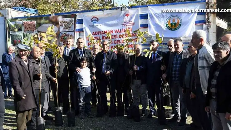 Adıyaman'da çiftçilere 6 bin ceviz fidanı dağıtıldı