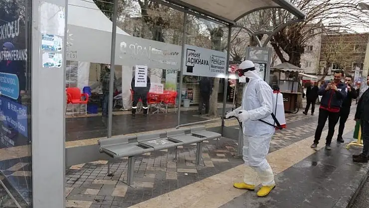 Adıyaman'da dezenfekte çalışmaları başladı
