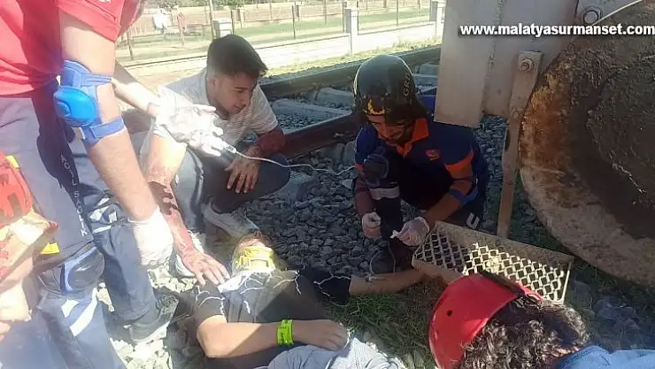 Adıyaman'da gerçeği aratmayan tren kazası tatbikatı