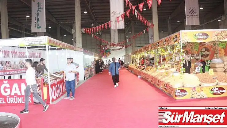 Adıyaman'da, gıda, yöresel ürünler ve hediyelik eşya fuarı başladı