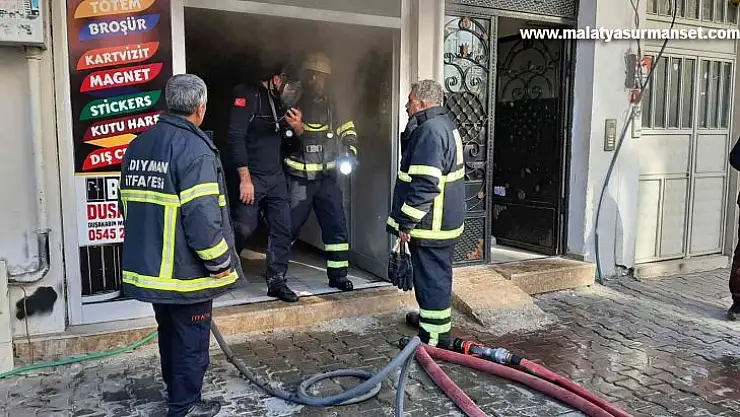 Adıyaman'da iş yerinde yangın