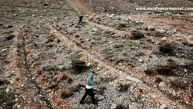 Adıyaman'da kaçak avcılar dron ile kovalandı