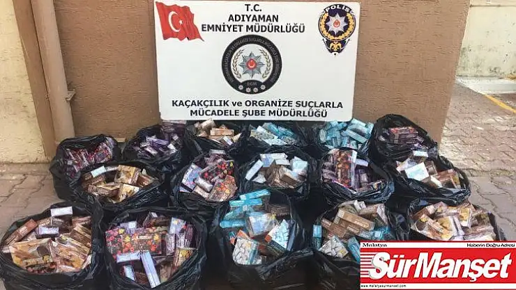 Adıyaman'da kaçakçılığa geçit yok