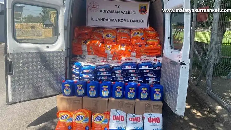Adıyaman'da sahte deterjan ele geçirildi