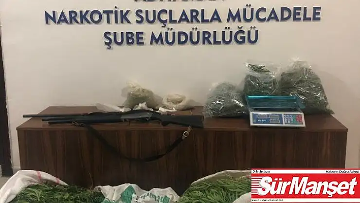 Adıyaman'da uyuşturucu operasyonu