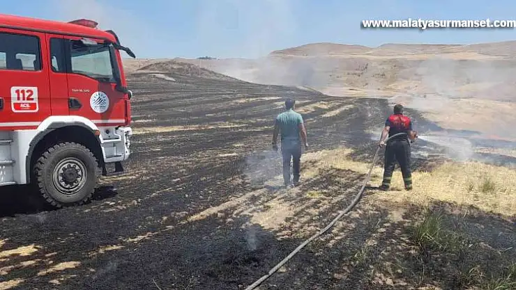 Adıyaman'daki anız yangını korkuttu