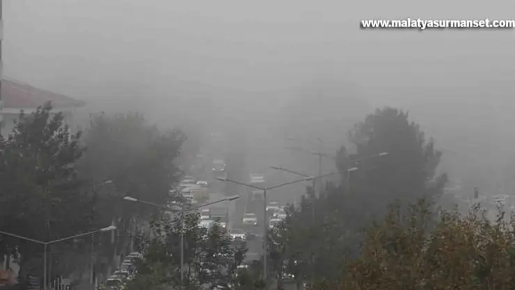 Adıyaman'ı sis kapladı