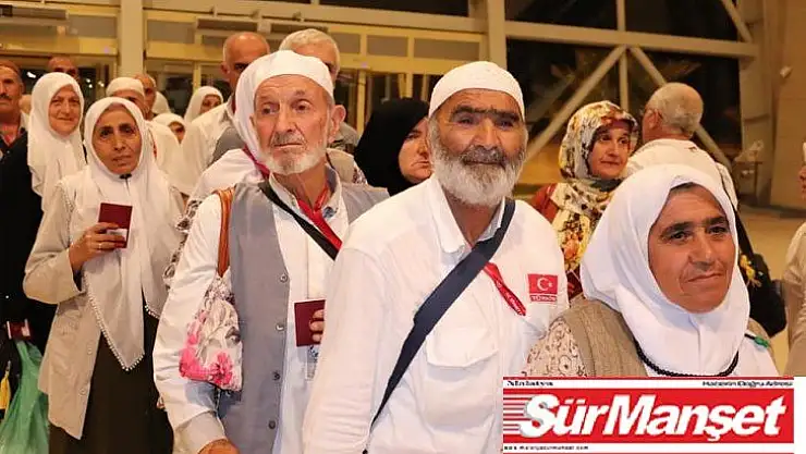 Adıyaman'ın ilk hacı kafilesi döndü