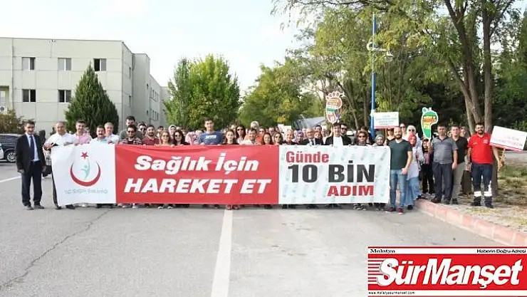Adıyaman Üniversitesinde sağlıklı yaşam yürüyüşü yapıldı