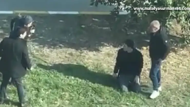 Adliye parkında 2 kişinin yaralandığı olayla ilgili görüntüler ortaya çıktı