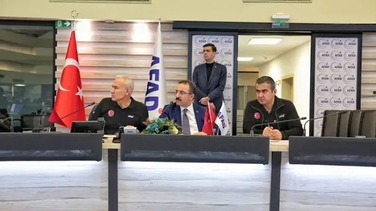 AFAD: 'TAMP çalışma grubu 24 saat çalışacak'
