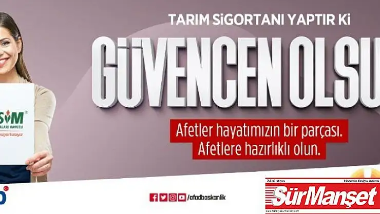 AFAD'dan çiftçilere 'tarım sigortası yaptırın' çağrısı
