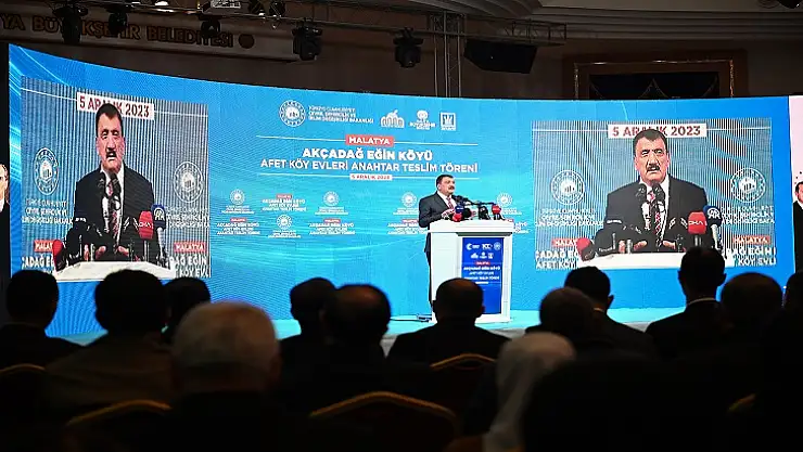 Afet Köy Evlerinin Anahtarları Sahiplerine Teslim Edilmeye Başlandı