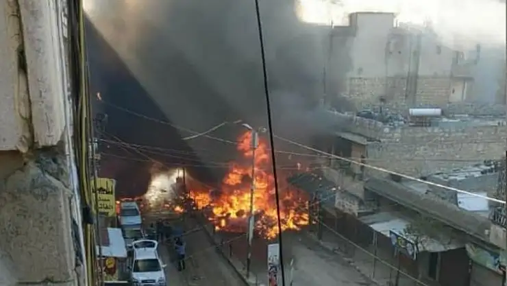 Afrin'de bomba yüklü araç patladı