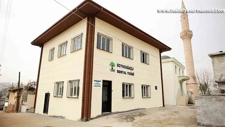 Ağaçlı boyno sosyal tesisi hizmete girdi