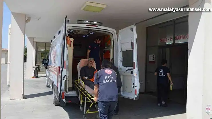 Ağaçtan düşen kişi yaralandı