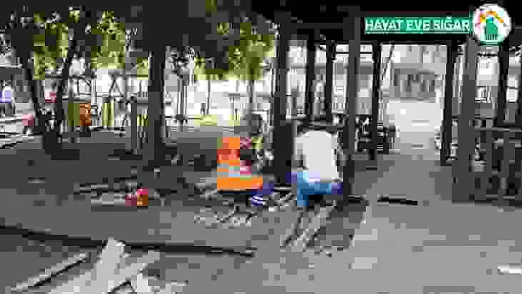Ahşap yürüyüş yolları bakıma alındı