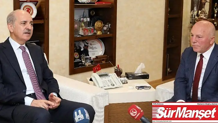 Ak Parti Genel Başkanvekili Kurtulmuş'tan Büyükşehir'e ziyaret