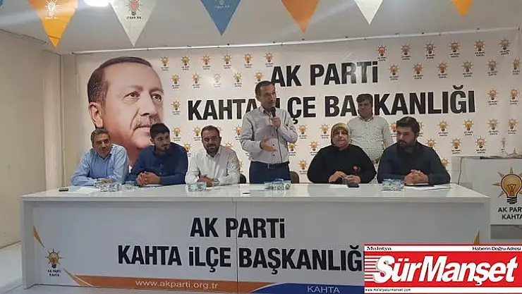 AK Parti Kahta'da istişare toplantısı düzenledi