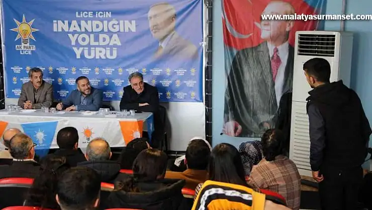 AK Parti Lice'ye çıkarma yaptı