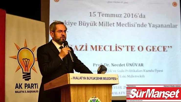 AK Partili gençlerden 'Gazi Meclis'te O Gece' konferansı