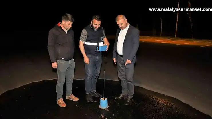 Akustik dinleme ekiplerinden fiziki kaçakların tespiti için gece çalışması